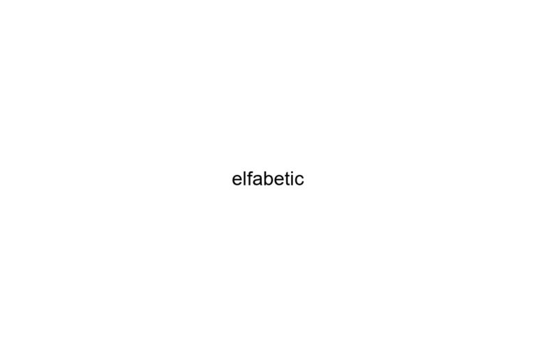 elfabetic