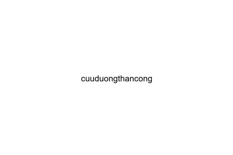 cuuduongthancong