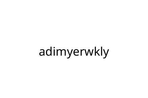 adimyerwkly