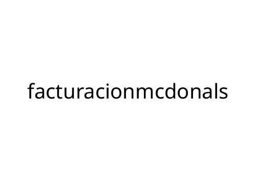 facturacionmcdonals