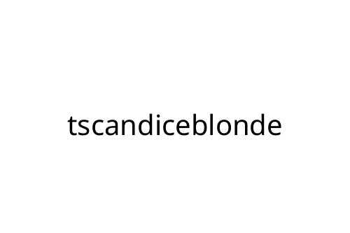tscandiceblonde