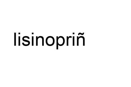 lisinopriñ