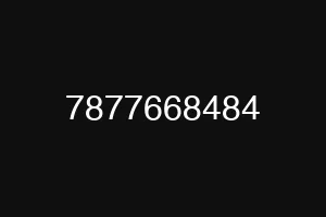 7877668484