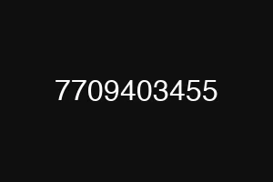 7709403455