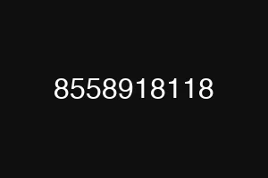 8558918118