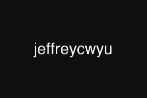 jeffreycwyu